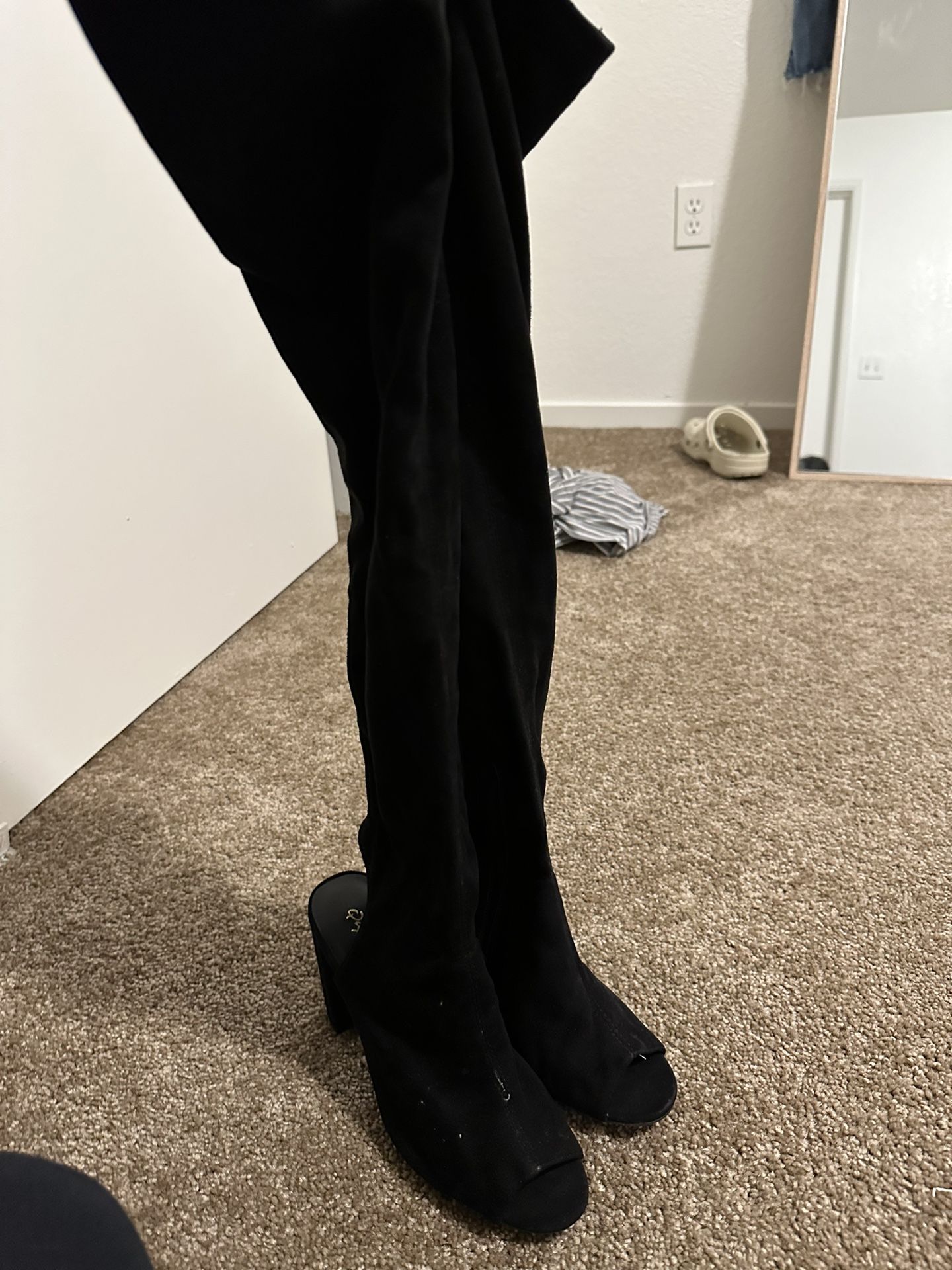 Black Long Heels