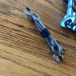 Wrenches 4 Small Open Ended 3/8 To 1/2”