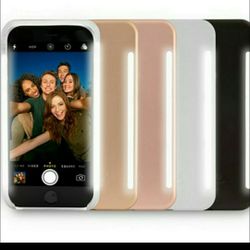 NEW LUMEE DUO iPhone 6 plus, 6s plus/ 7 White, Black, Blush Gold Case Front/Back Lighting