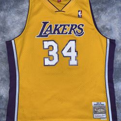  Shaquille O’Neal Los Angeles Lakers 1999-00’ Mitchell & Ness Swingman Jersey 