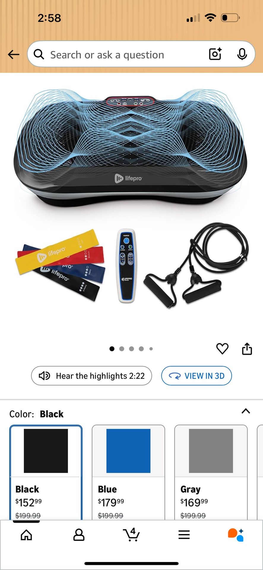 Vibration Plate Exercise Machine