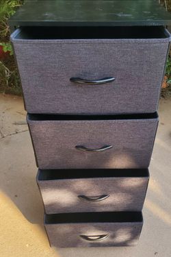 4 fabric drawer shelf