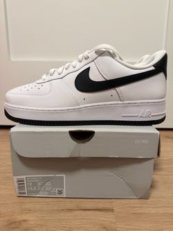 Nike Air Force 1 Low “White Black” Men’s Size 12 FQ4296-101