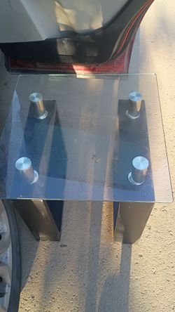 Black end table