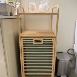Laundry Basket with Shelves