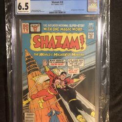 SHAZAM 28  CGC 6.5 1ST MODERN APPEARANCE BLACK ADAM DC Comic Captain Marvel 1977