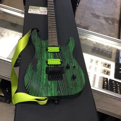 Jackson Pro Series Dinky Dk3 Electric Guitar green Glow