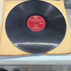 vintage 10-inch 78 RPM Columbia Records