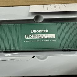 Daoistek KVM Switch HDMI 4k 144Hz hdmi kvm Switch 2 Monitors 2 Computers 144hz