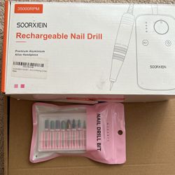 Electric Nail Drill And Bits
