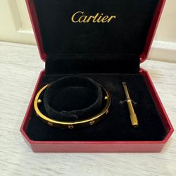 Cartier Love Bracelet 18k Yellow Gold 
