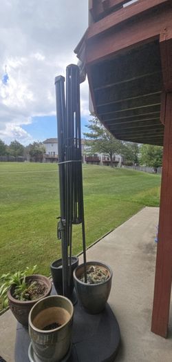 Umbrella Canopy Post with Base