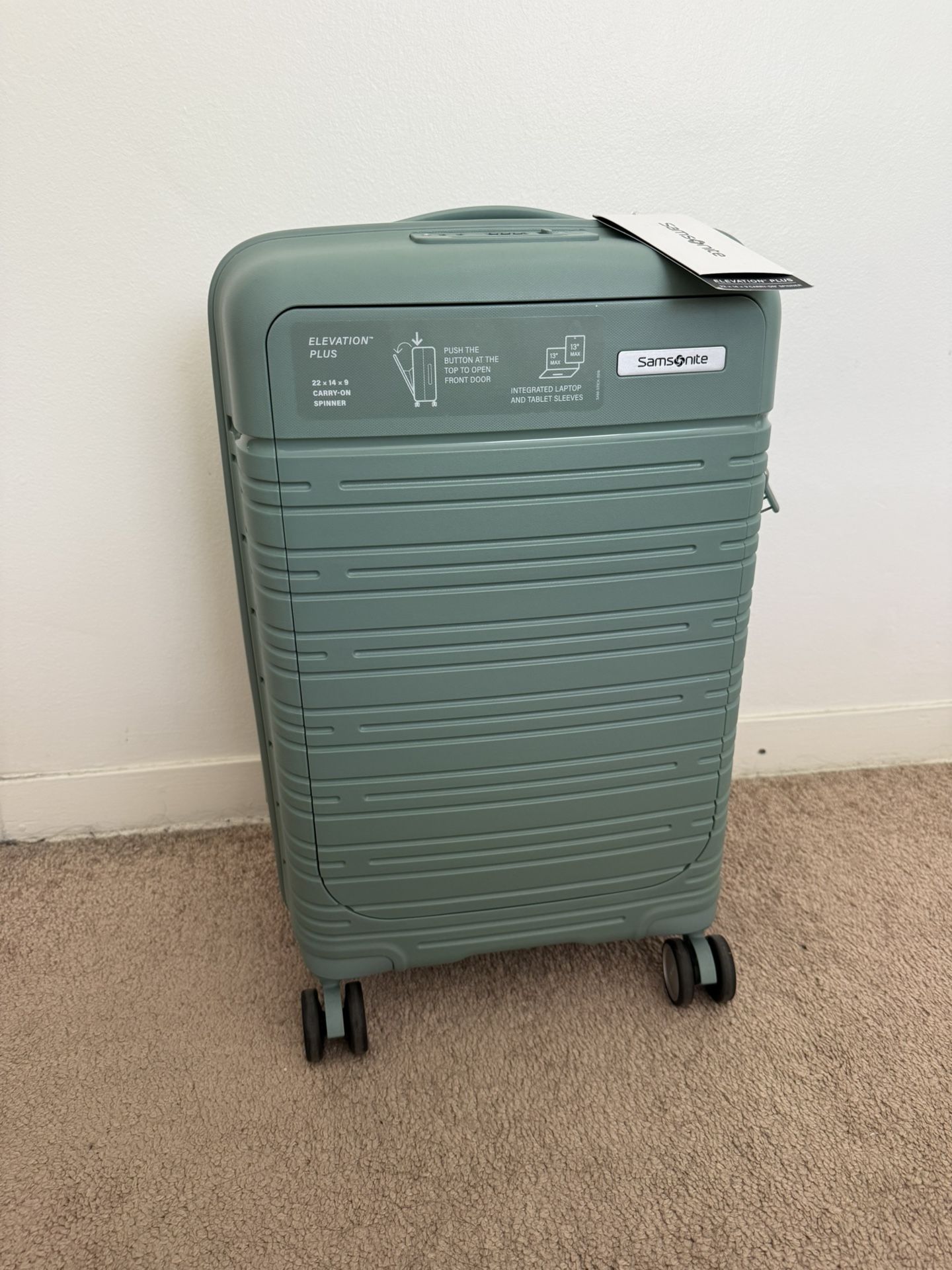 Samsonite Elevation Plus Carry On In Cypress Green