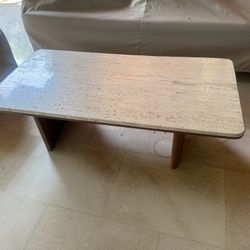 Travertine Coffee Table
