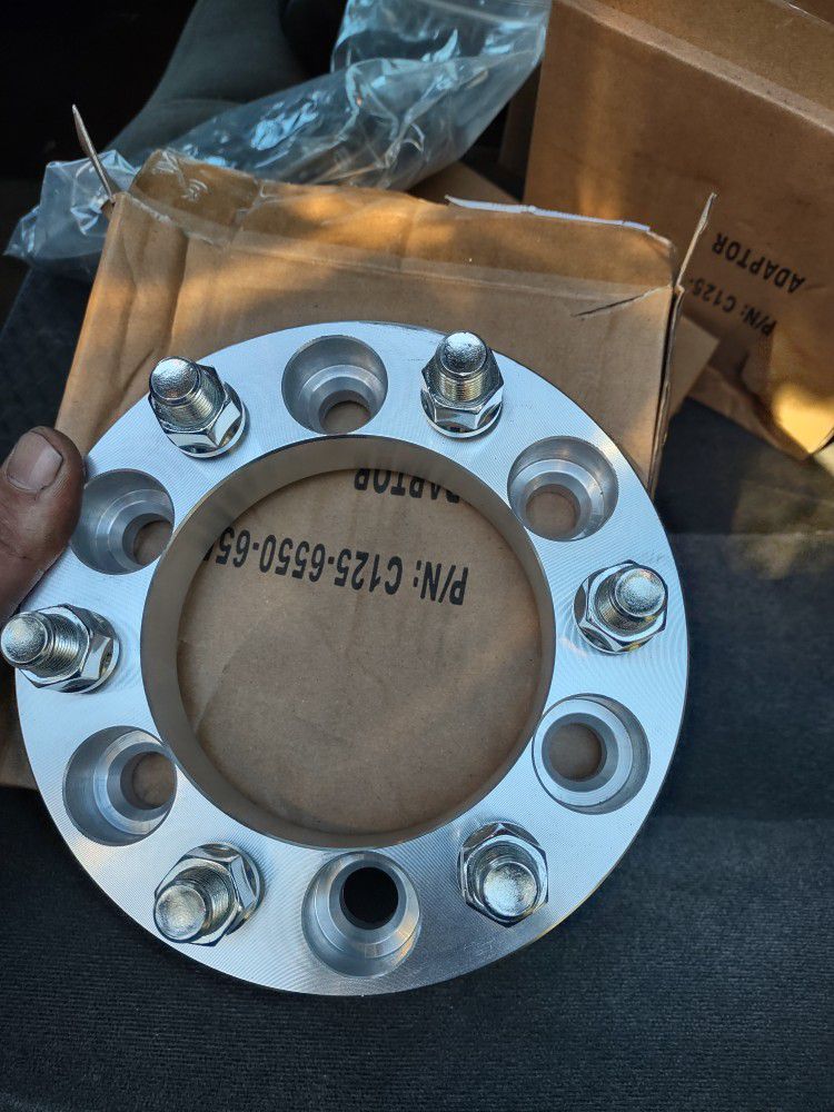 1 Inch And A Quarter Wheel Spacers For A Chevy 6 Lug