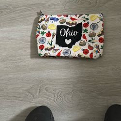 Ohio State Makeup Bag