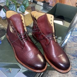 Bennett Simonon Nolan Brogue Red Oak Boots 