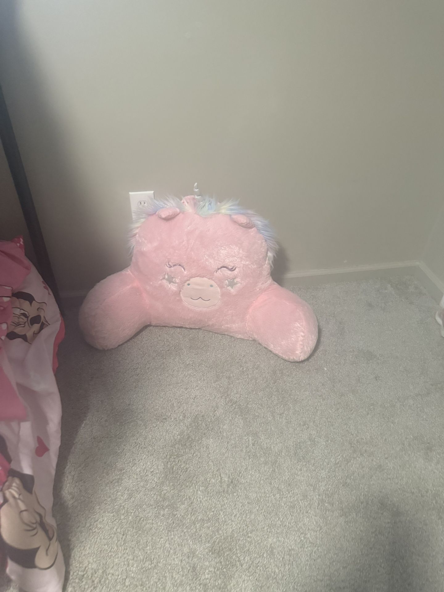 Girls Pillow And Bean Bag