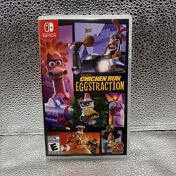 Chicken Run Eggstraction Nintendo Switch, TESTED & WORKING! Complete