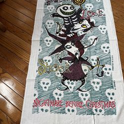 Two New Beach Towels. Nightmare before Christmas.