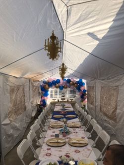 Ballon garland - Gender Reveal theme
