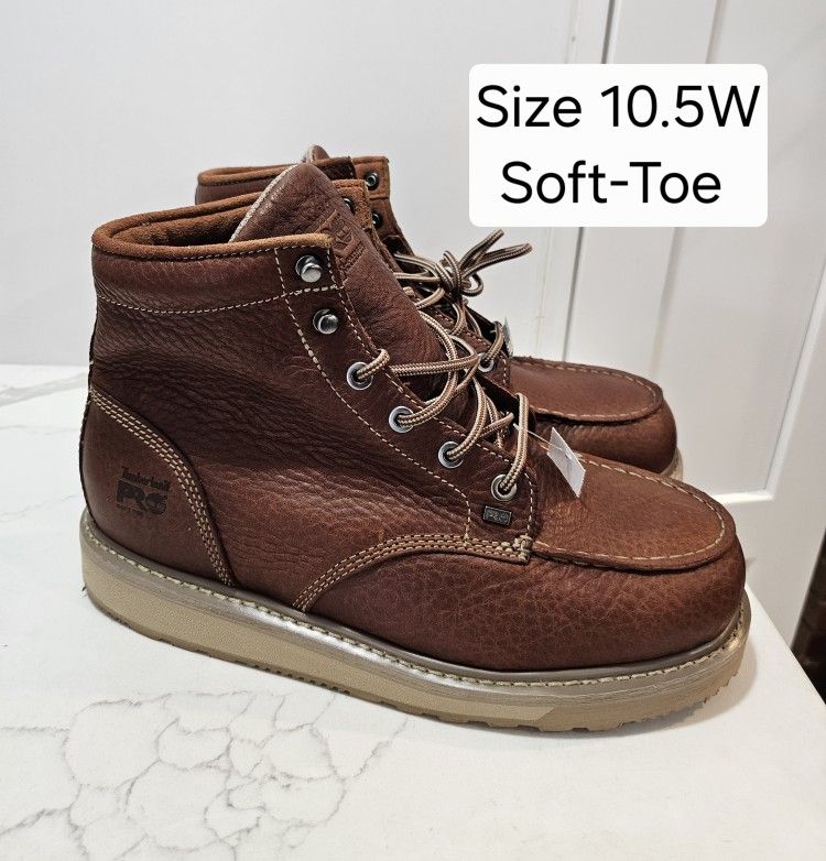 Timberlands Pro Soft Toe Work Boots Size 10.5 