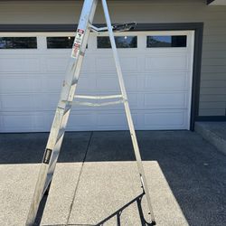 Eight Foot Aluminum Ladder