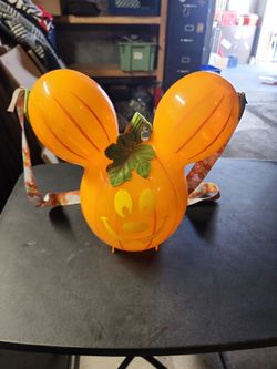 Disney Pumpkin Popcorn Bucket