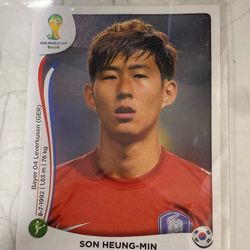 Panini Son Hueng Min Rookie Card 