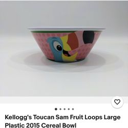 Four collectible bowls, two different kinds, Kellogg’s