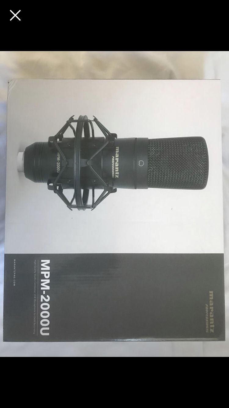 Marantz High Quality Studio Condensor Mic For Daw Recording