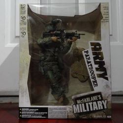 New McFarlane  Military Army Paratrooper Action Figure Deluxe
