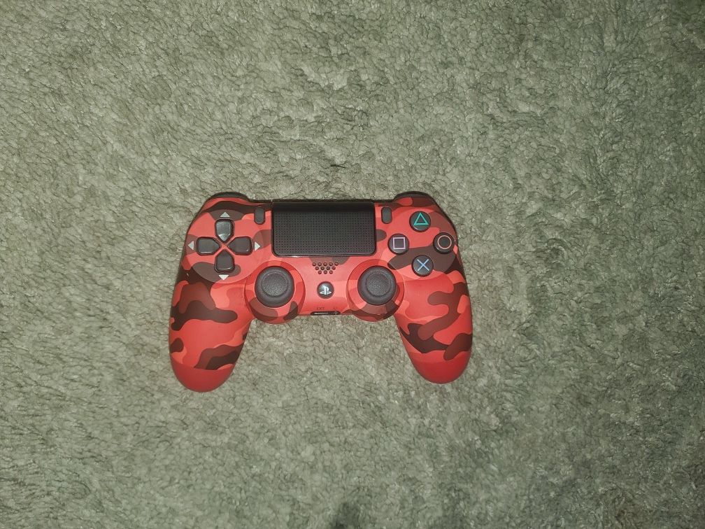 Red Camo Ps4 Controller