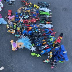 A lot Of Toys And Figures