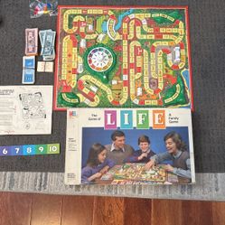 Life Board Game 1985