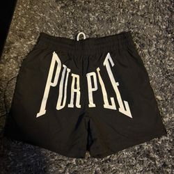 Best Offer Purple brand purple shorts black 