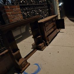 Free Dresser And Mirror Set