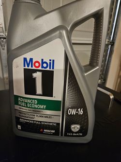 Mobil 1 Advanced Fuel Economy 0W-16 Motor Oil 5 Qt