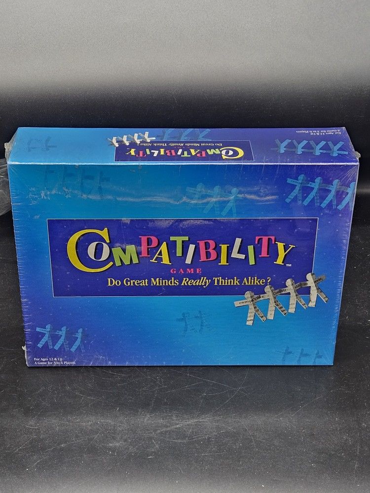 Compatibility Board Game Mattel 41027 Crown & Andrews 1996 NEW SEALED See Photos