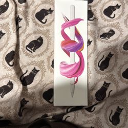 Pink iPad Pencil.