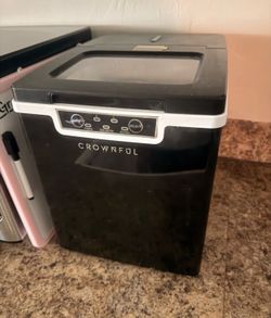 Crownful Portable Countertop Ice Maker Machine - Black