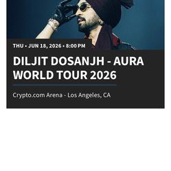 Diljit Dosanjh Aura World Tour