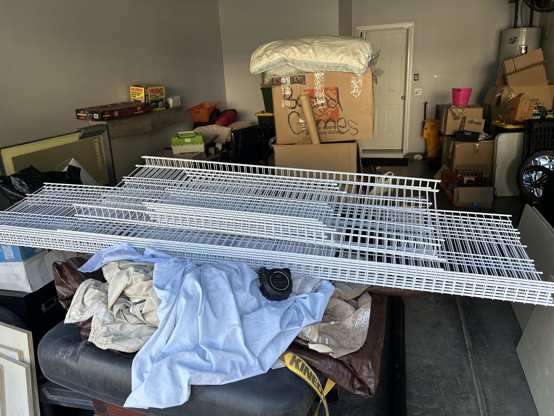 Wire Coated Shelving With Mount Brackets