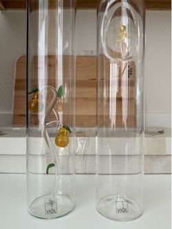 2 Glass Decanters /Bottles
