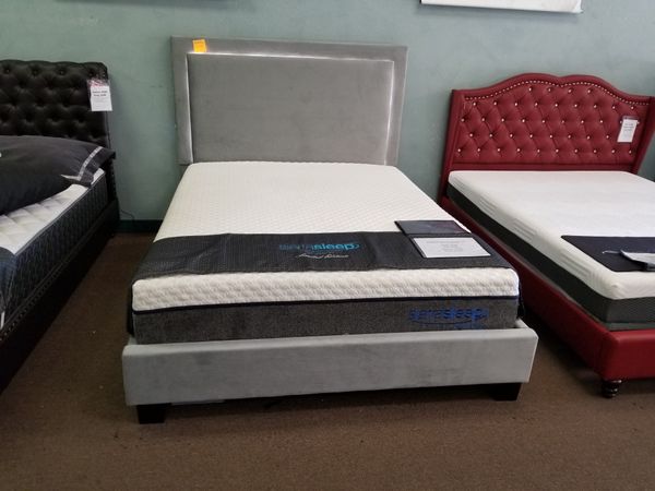 Queen Bed Frame With Led Lights For In Glendale Az Offerup Queen Bed Frame With Led Lights