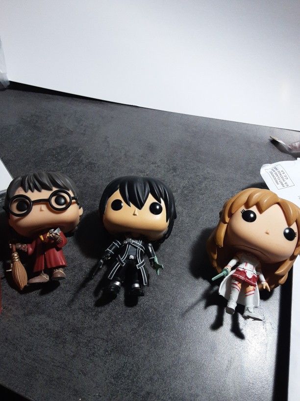 Funko POPS Harry Potter Asuna And Kirito SAO Out Of Box