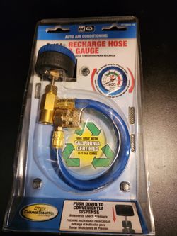 R 134a Recharge Hose And Gauge