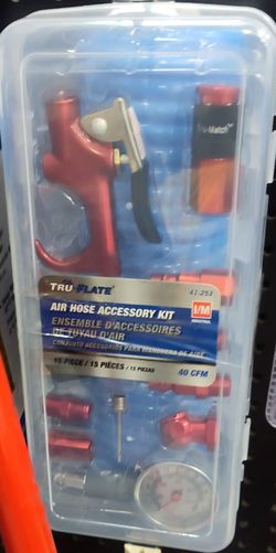 Tru-Flate 15-Piece Air Hose Accessory Kit