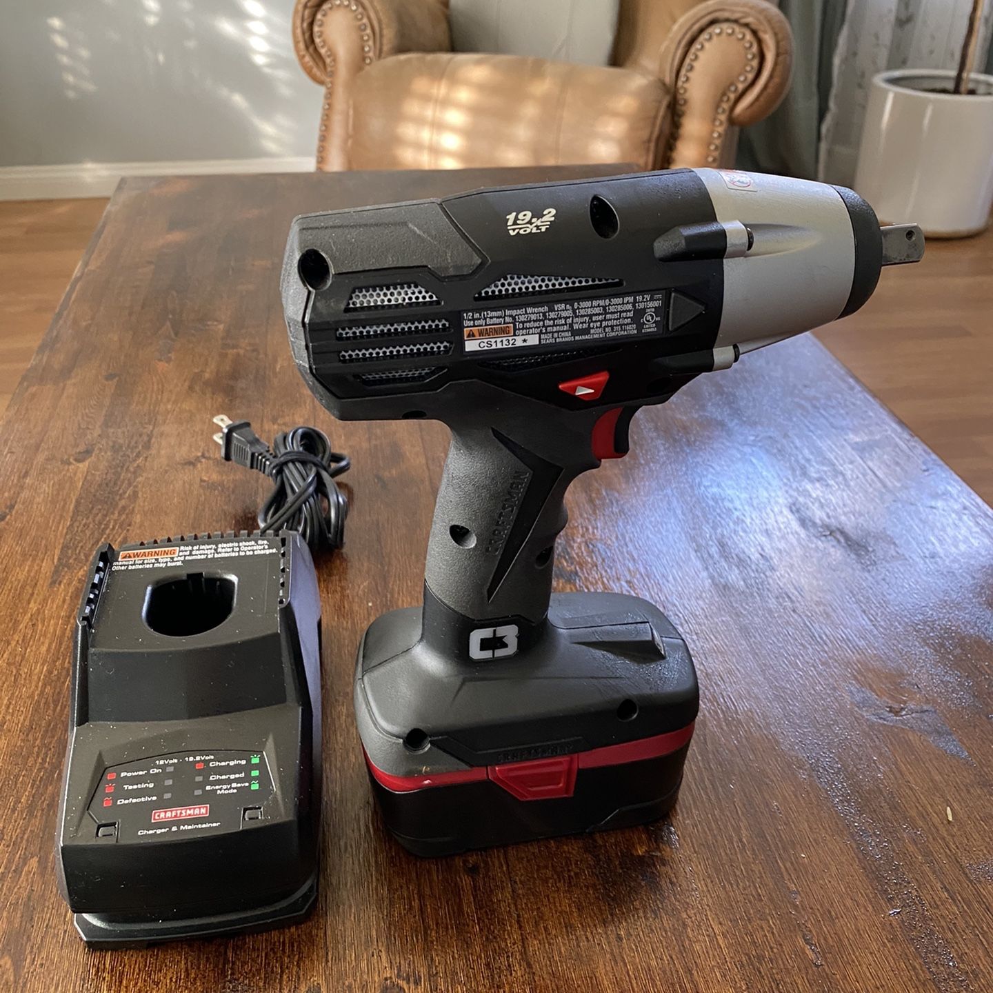 Craftsman impact wrench 19.2 volt sale
