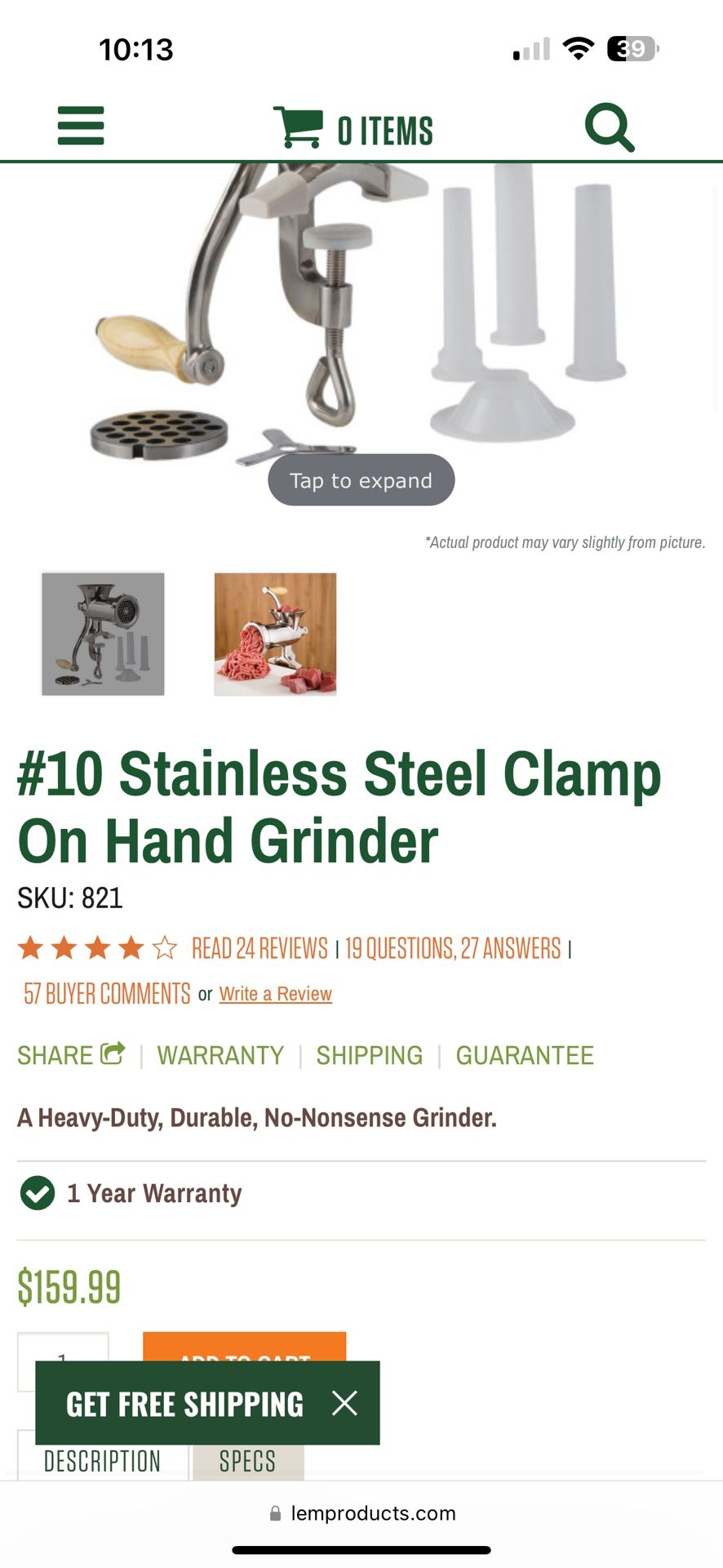 Manual Grinder 